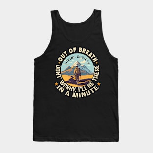 Out Of Breath Hiking Society Tank Top